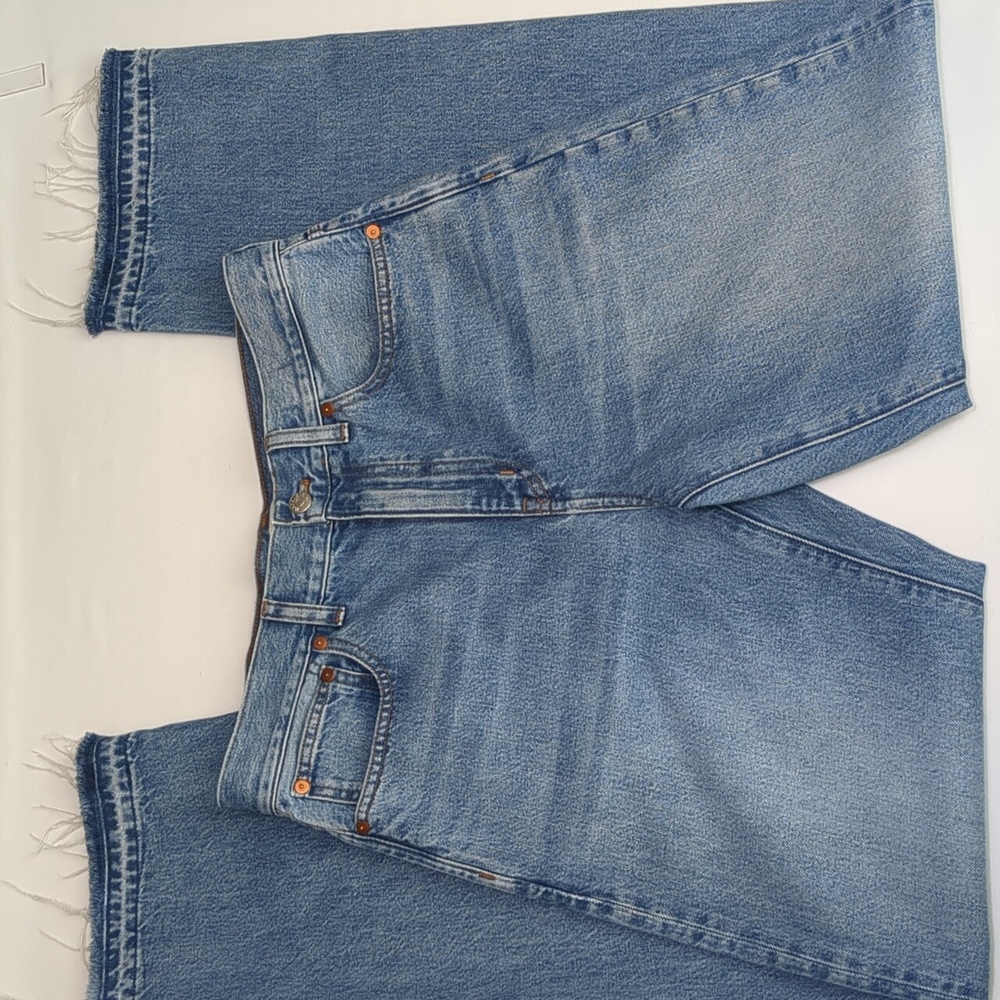 Madewell Rail Straight High Rise Jean Sz 27 Inseam 33" - Picture 8 of 16
